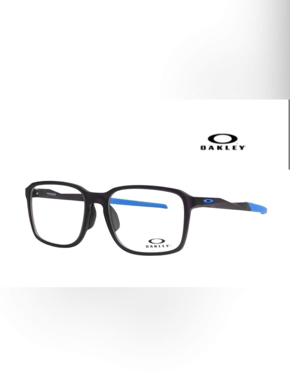 Oakley OX8145D INGRESS Asian Fit Black Frames with Blue Temples